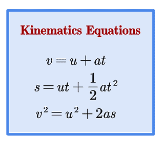 Kinematics equations - How to solve kinematics problems