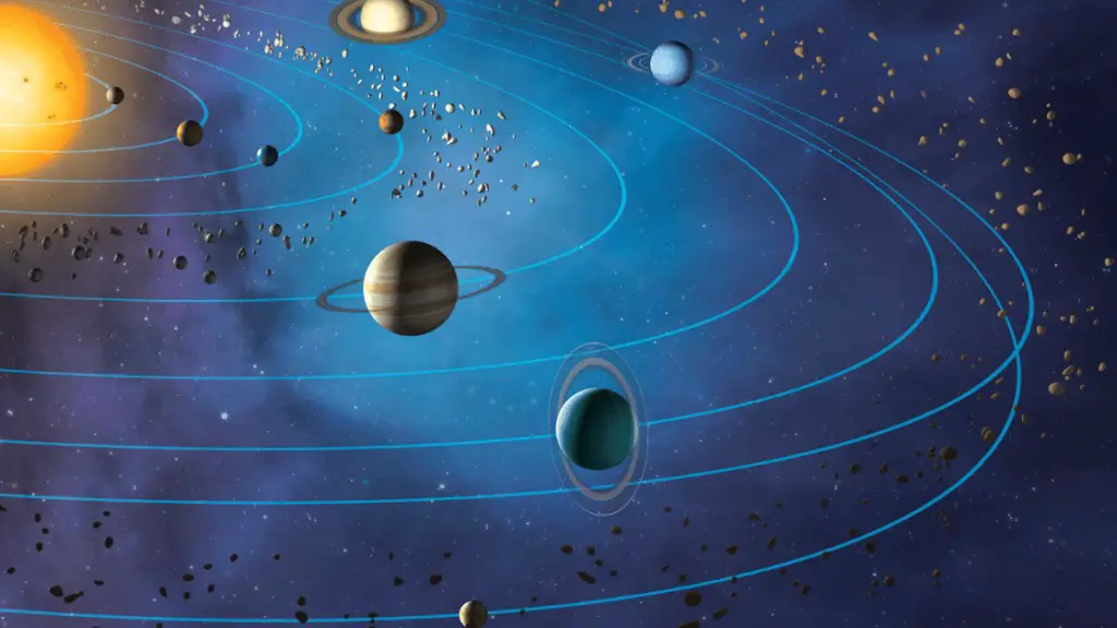 Planets revolve around the sun due to its substantial gravitational pull