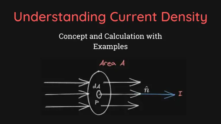 How to calculate current density 1 current density current density